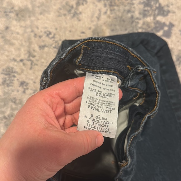 Wrangler boys straight leg jeans size 6 Slim - Picture 5 of 7